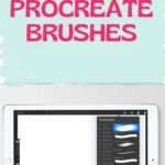 ipad with brush menu open