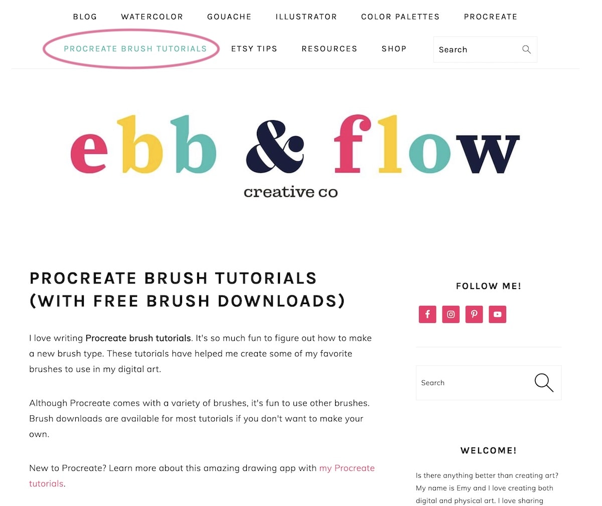 How to Get Procreate Brushes Ebb and Flow Creative Co