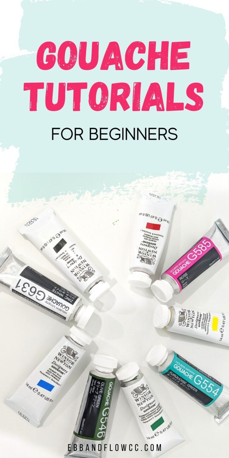 Easy Tutorials for How to Use Gouache Ebb and Flow Creative Co