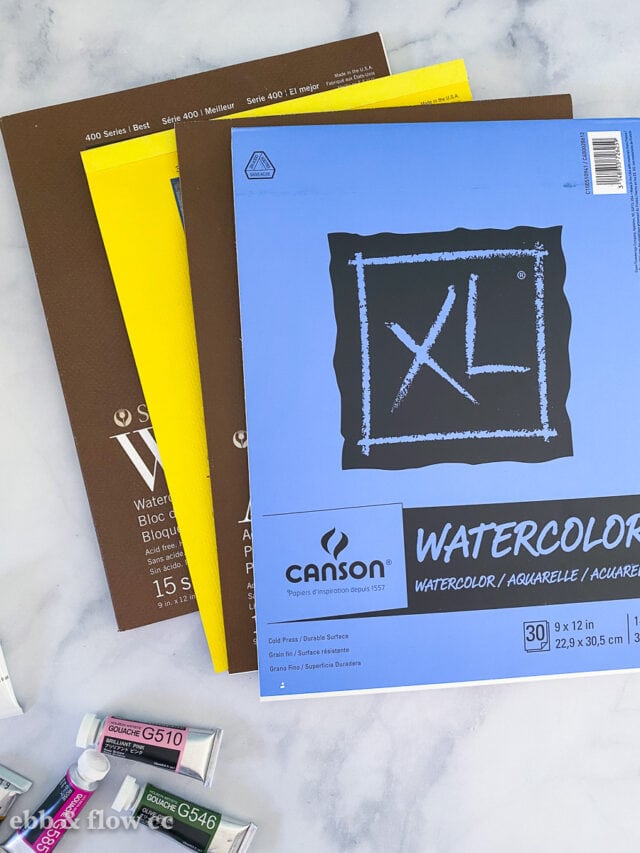 The Best Paper for Gouache Ebb and Flow Creative Co