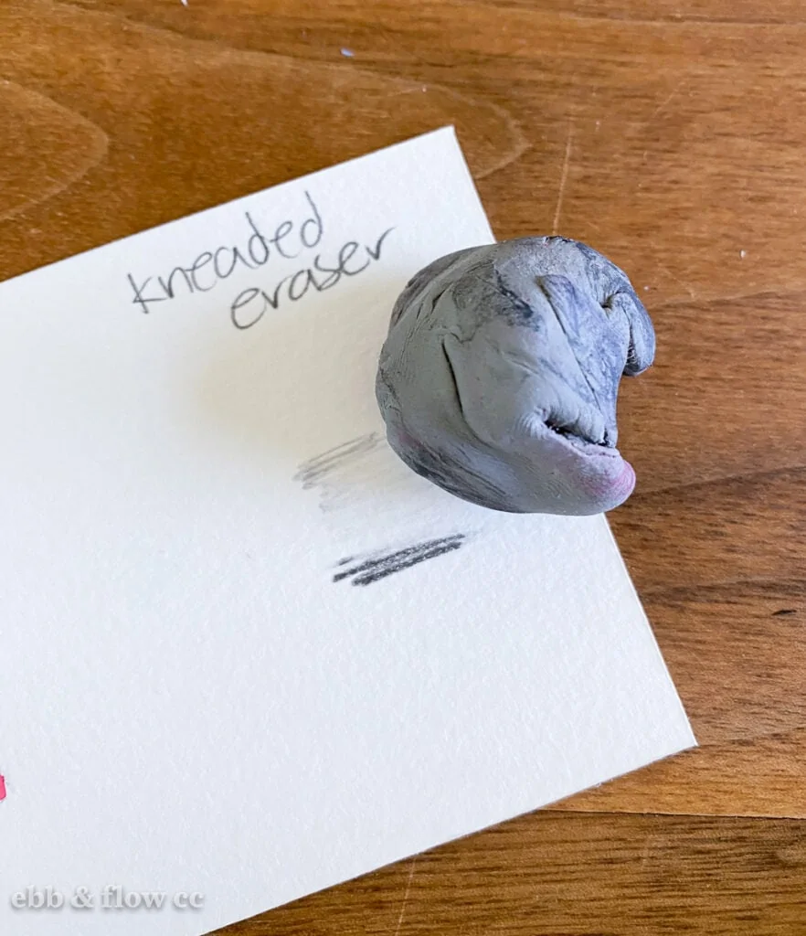 How to Use a Kneaded Eraser