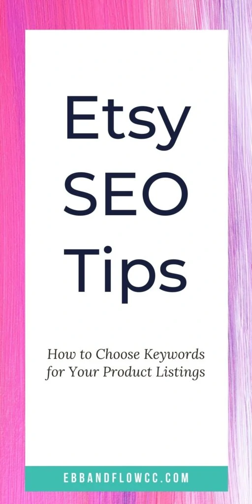 pin image - Etsy SEO Tips