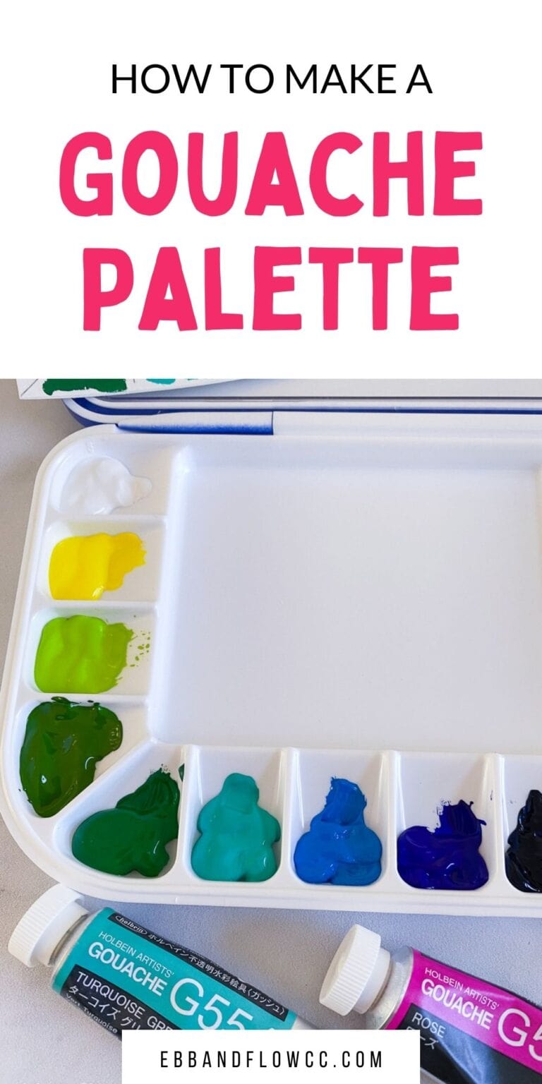 How to Set Up a Gouache Palette Ebb and Flow Creative Co