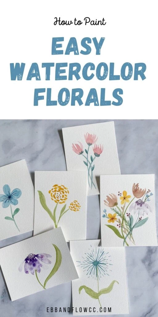 watercolor flower paintings