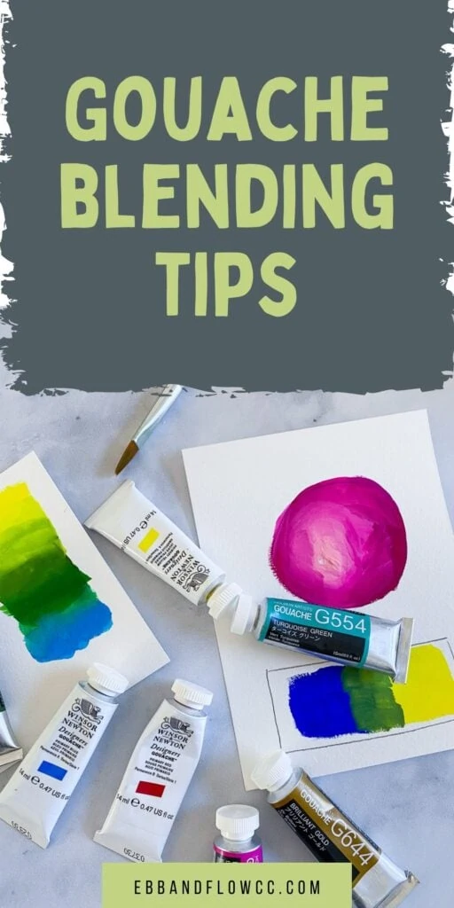 How to Blend Gouache - Ebb and Flow Creative Co