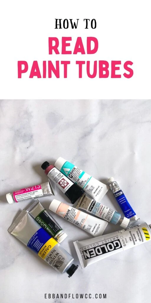 tubes of paint