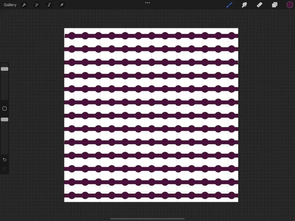 purple blobby line pattern