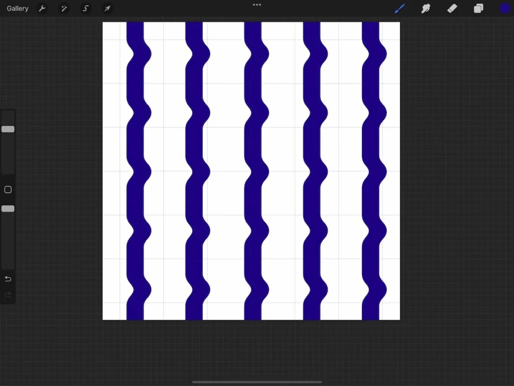 wavy line pattern