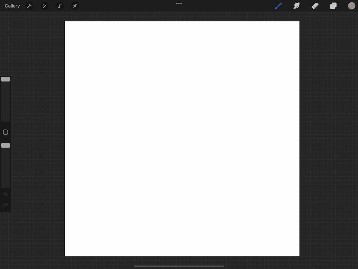 square canvas in Procreate