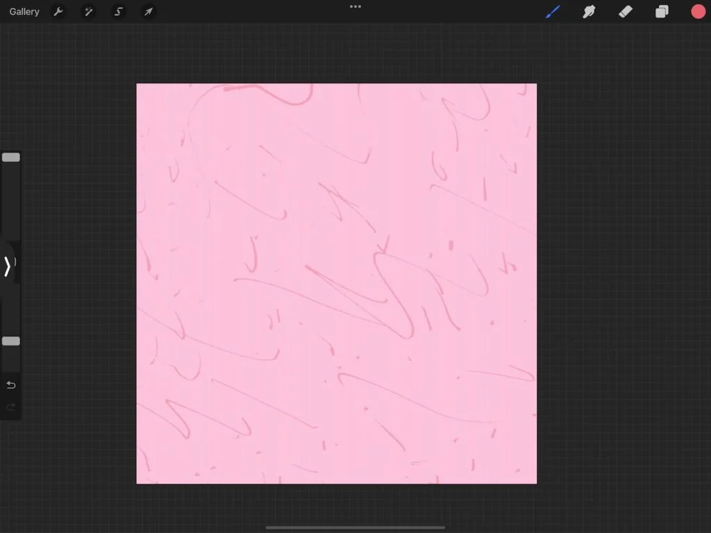 scribble texture on pink background