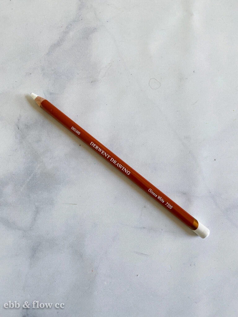 Derwent drawing white pencil