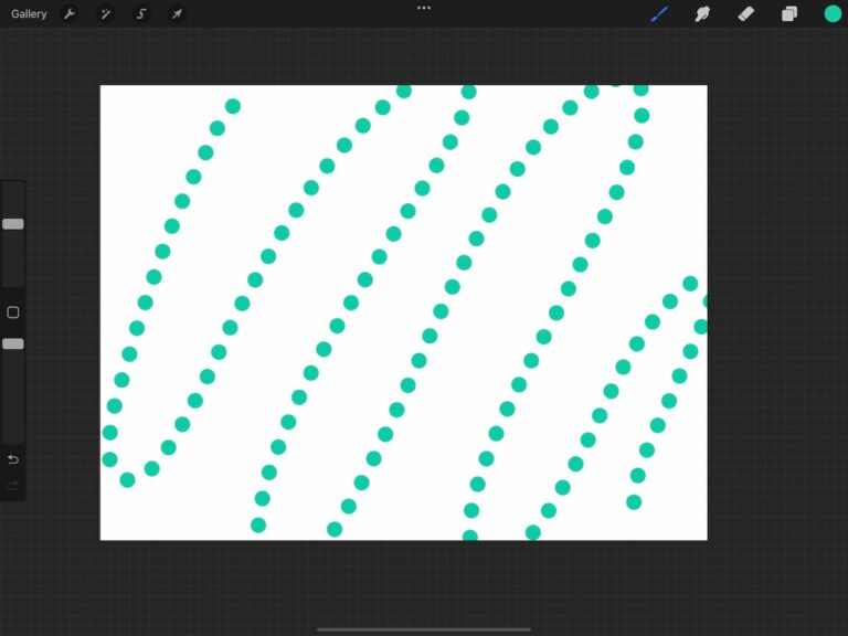 How to Make a Dotted Line Brush for Procreate EbbandFlowCC