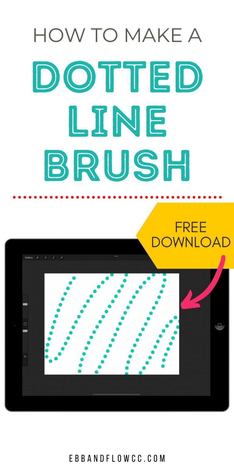 dashed line brush procreate free download