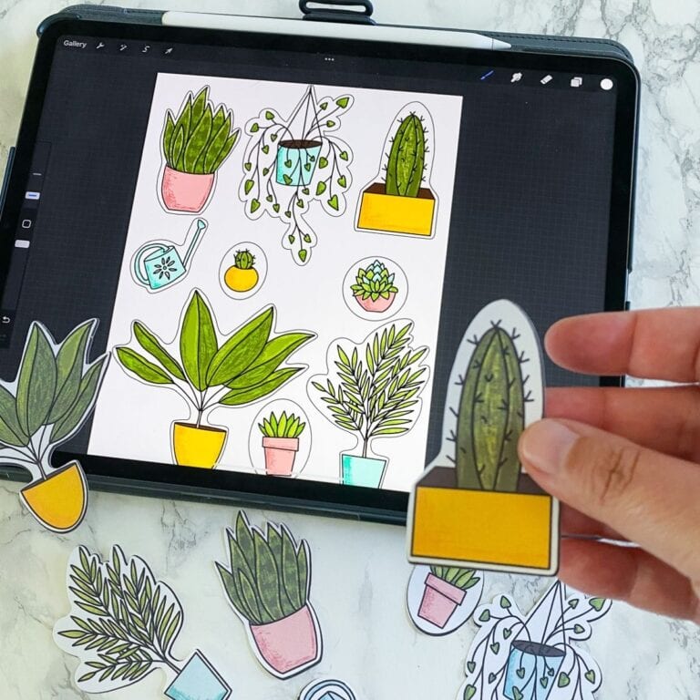 How to Make Stickers with Procreate - Ebb and Flow Creative Co - How To Make Stickers With Procreate