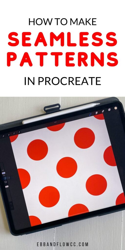 ipad with polka dot pattern