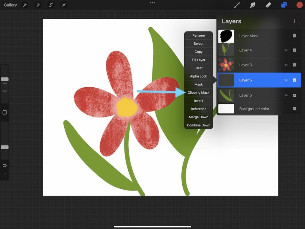 How to Use Clipping Masks in Procreate Ebb and Flow Creative Co