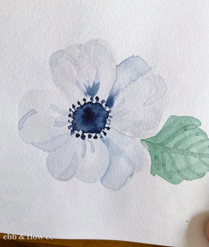 watercolor floral painting