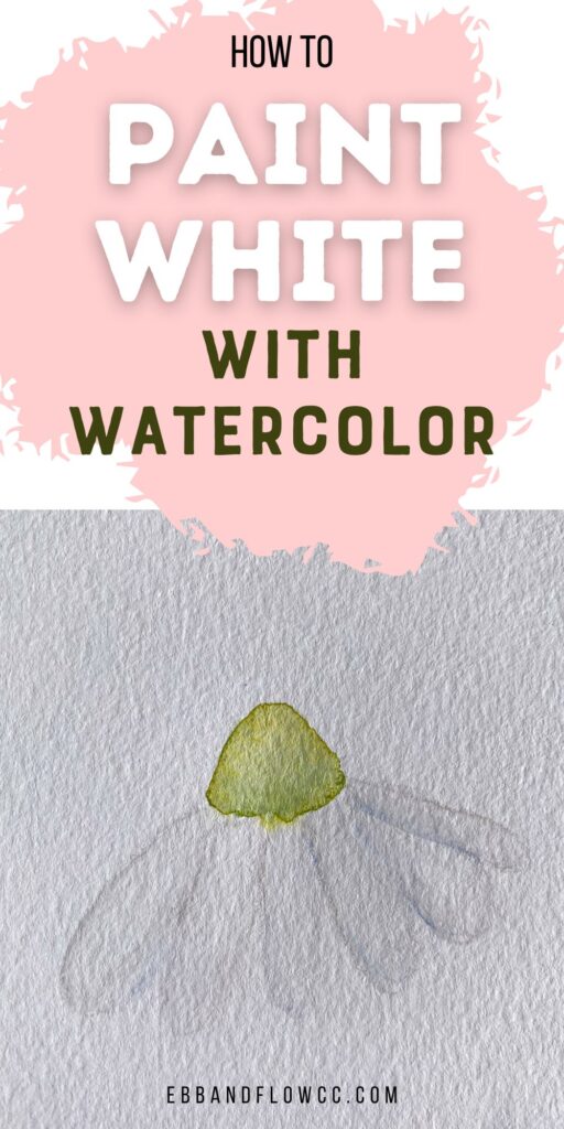 watercolor daisy painting