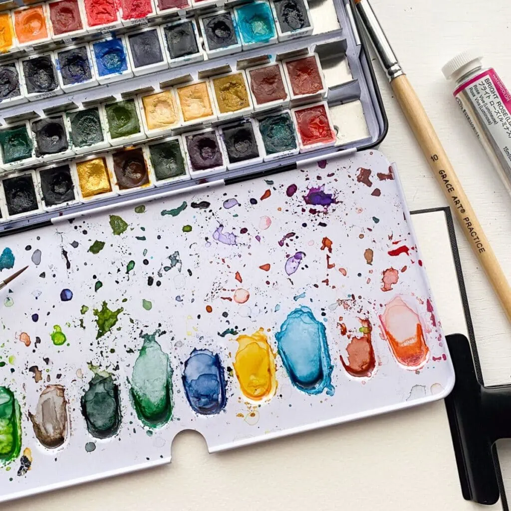 watercolor palette