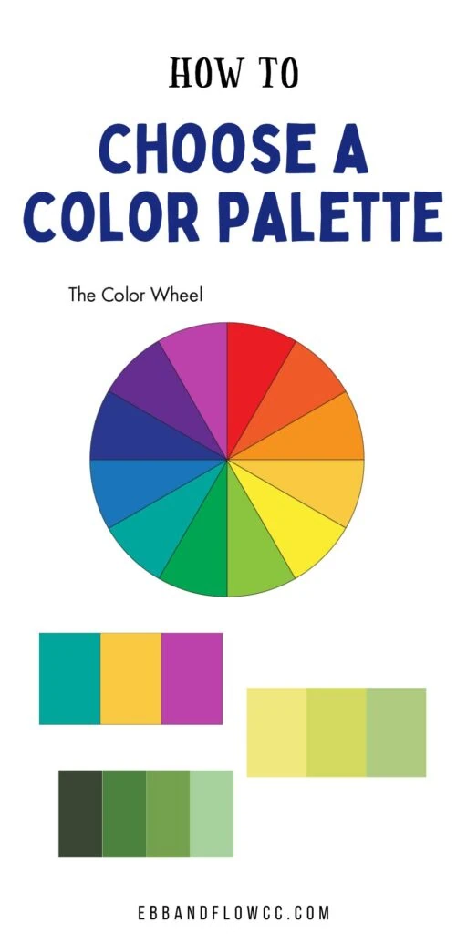 color wheel and color palettes