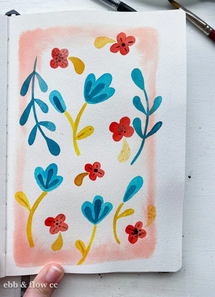 floral painting