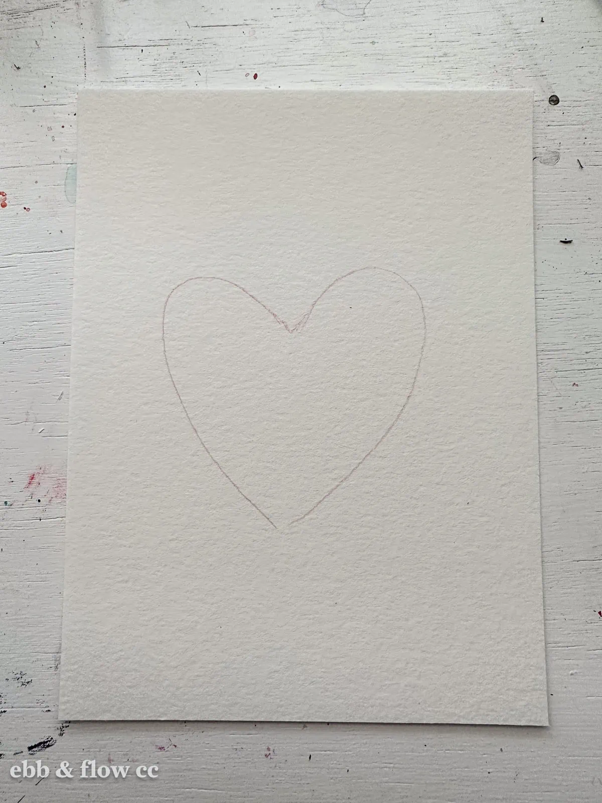 sketch of heart