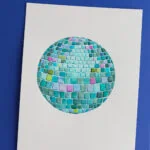 disco ball painting