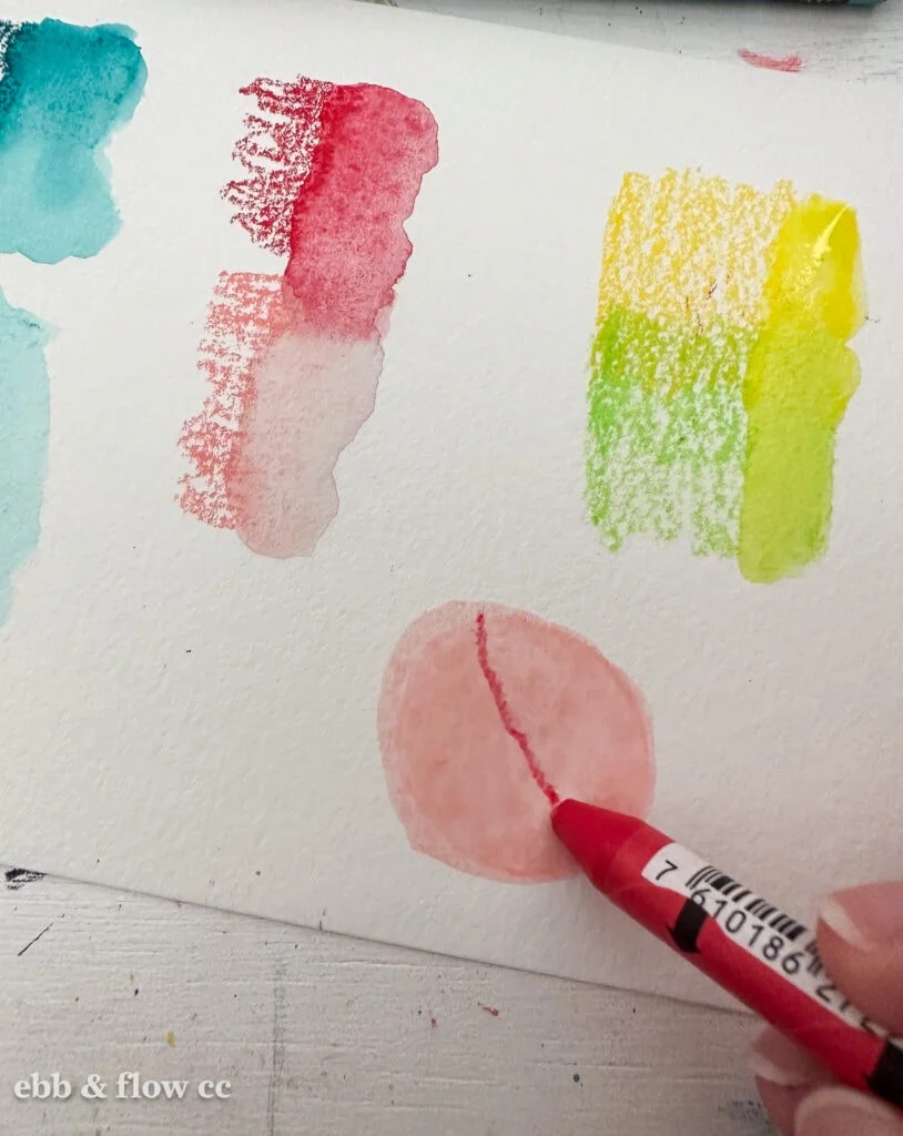 How to Use Watercolor Crayons (Water-soluble Pastels) - Ebb and Flow ...