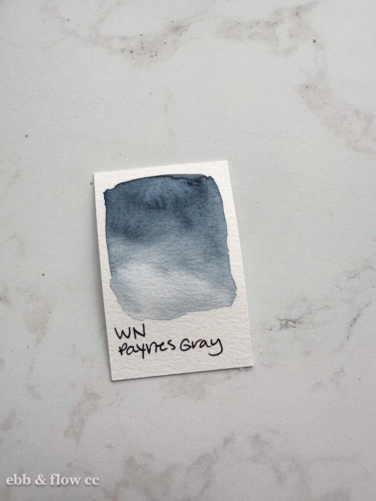 paynes gray watercolor swatch