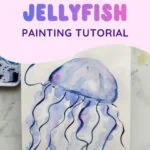 watercolor jellyfish painting